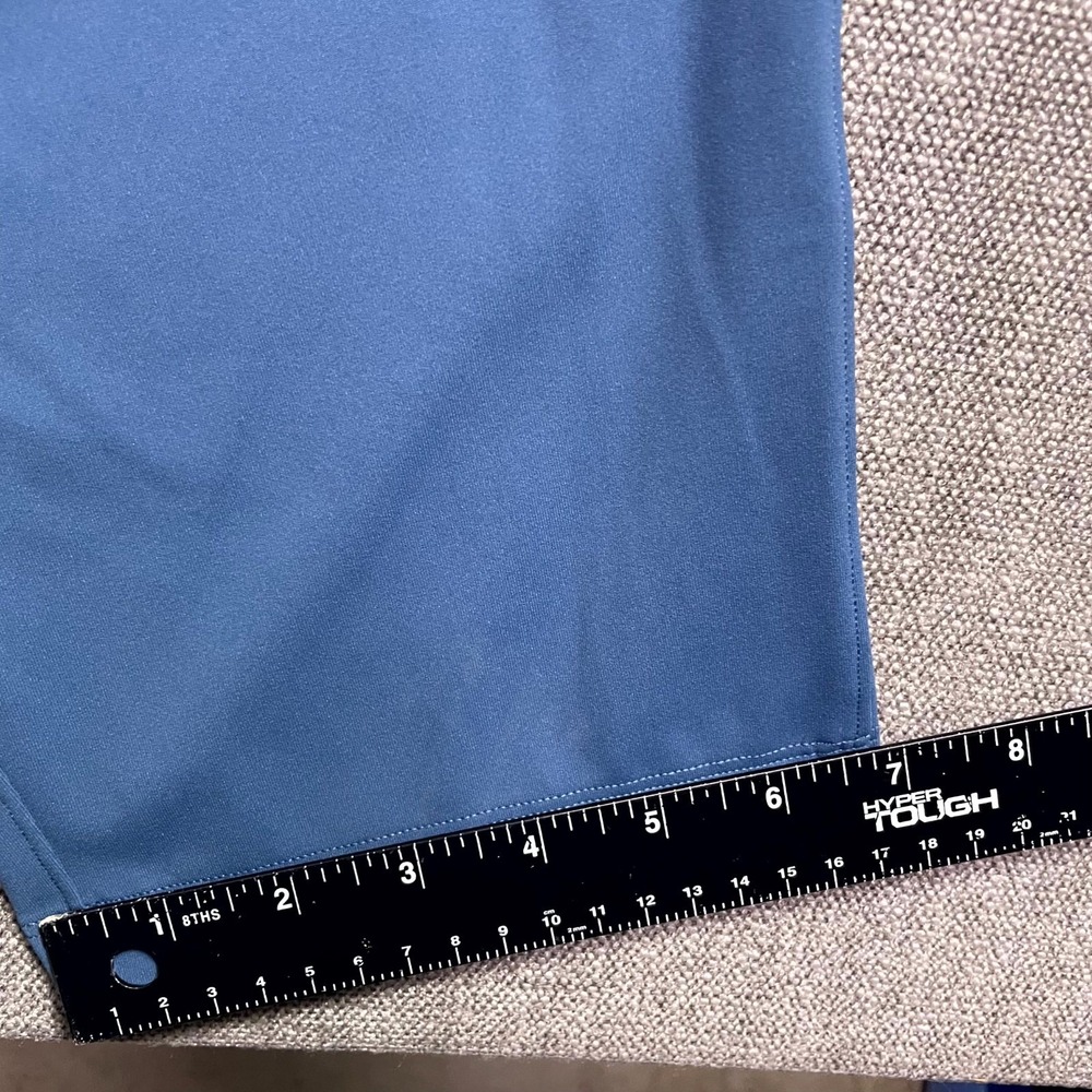 Lululemon Pants Womens 12 Navy Blue Nylon Pleated Drawstring Waist Straight Leg - Picture 7 of 10
